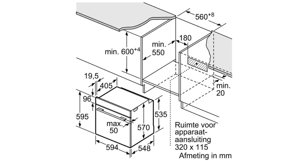 Thông số của Lò nướng Bosch HBA534BS0A HMH