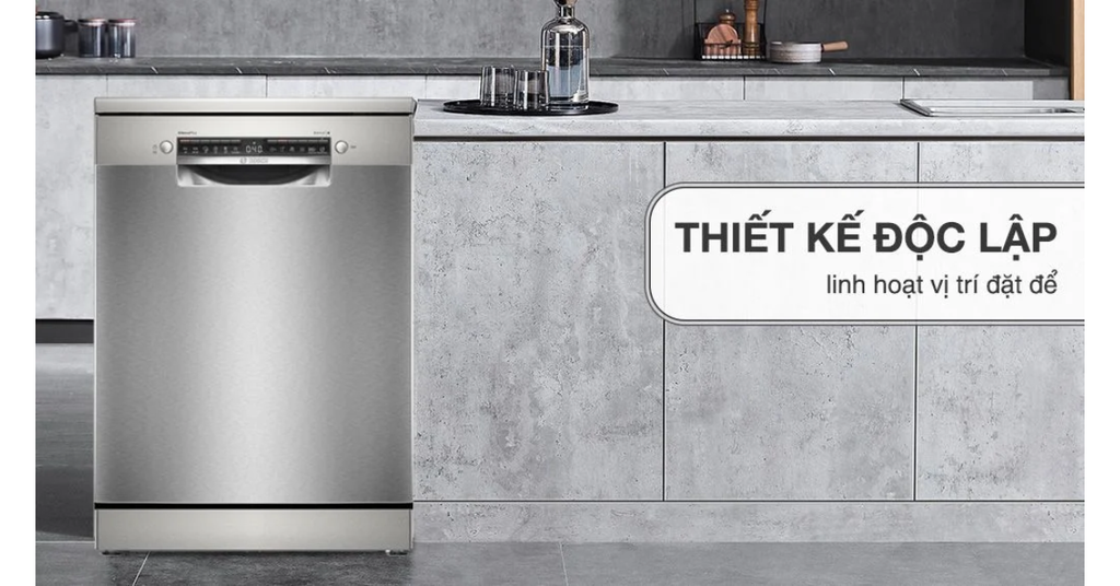 Thiết kế độc lập linh hoạt vị trí đặt để