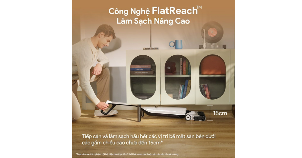 Thiết kế gập linh hoạt 180° FlatReach