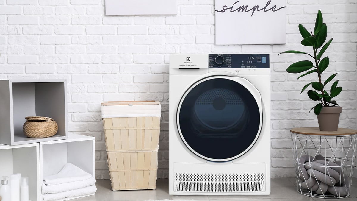 Máy Sấy Ngưng Tụ Electrolux EDC804P5WB mang thiết kế đơn giản, tạo nên điểm nhấn ấn tượng cho không gian sống của bạn