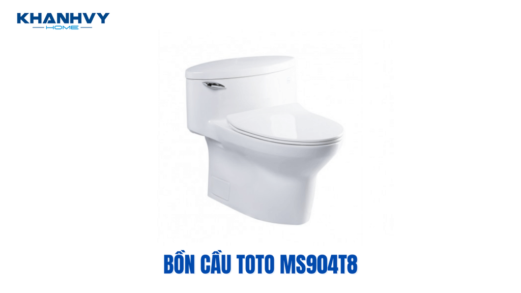 Mẫu bồn cầu Toto MS904T8 1 khối nắp đóng êm TC600VS