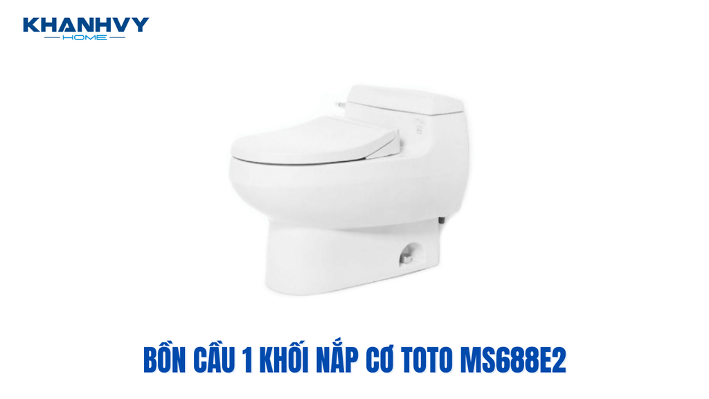 Mẫu bồn cầu 1 khối nắp cơ Toto MS688E2