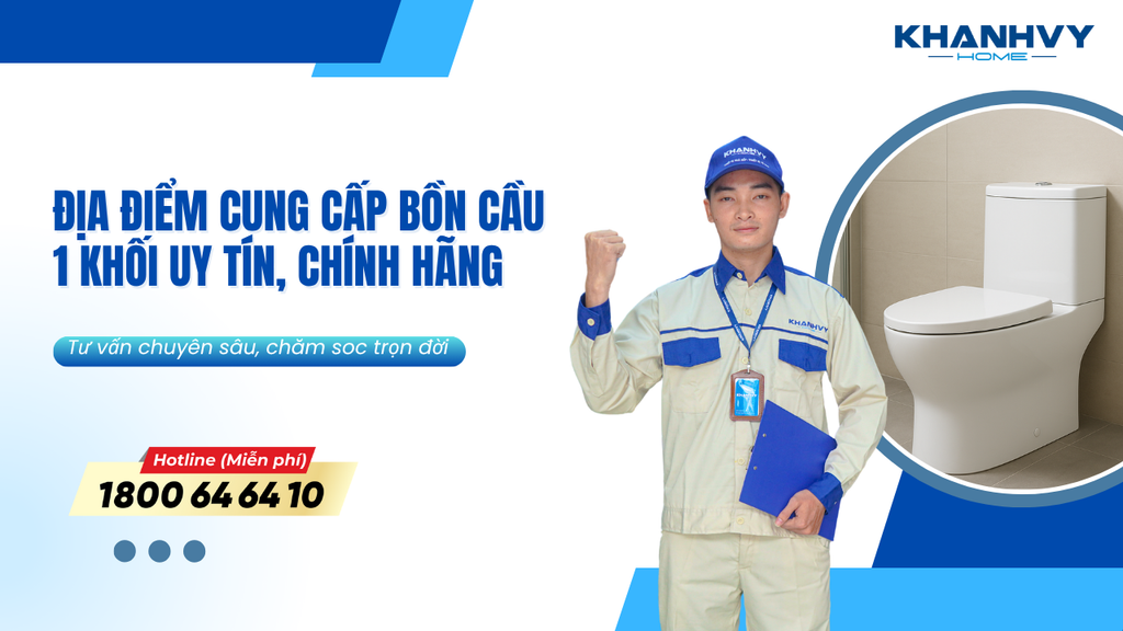 Khánh Vy Home - Nhà phân phối bồn cầu uy tín, chính hãng