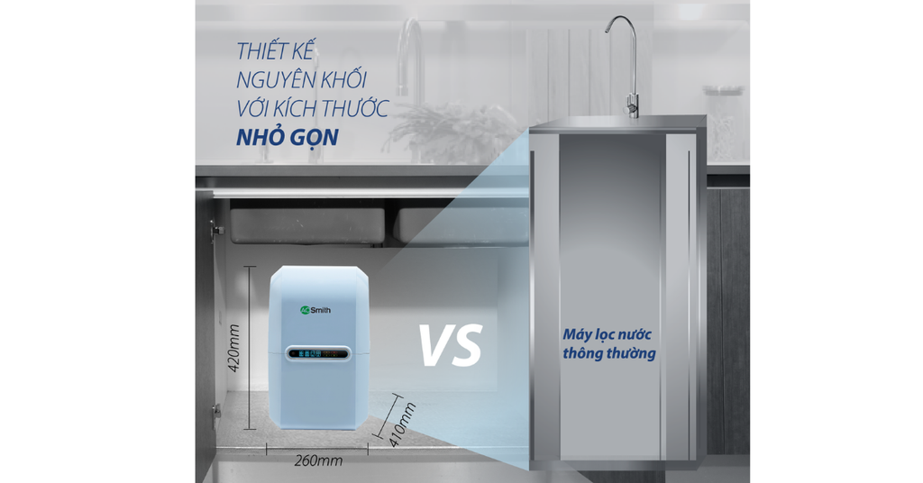 Vòi nước điện tử tích hợp cảnh báo thay lõi lọc