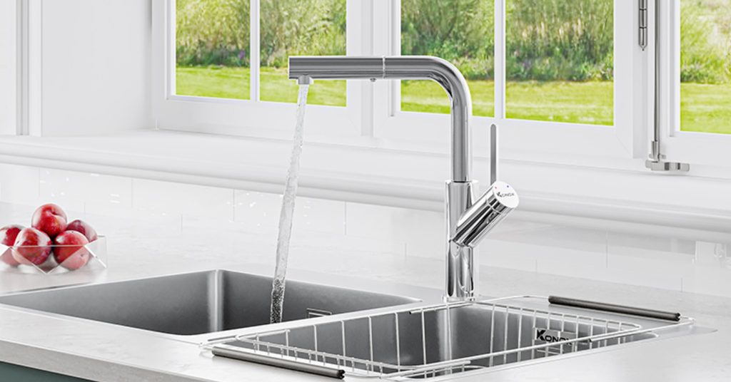 Vòi rửa bát Konox Artan Chrome