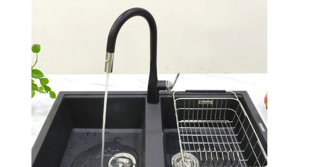 Vòi rửa bát Konox Curva Black