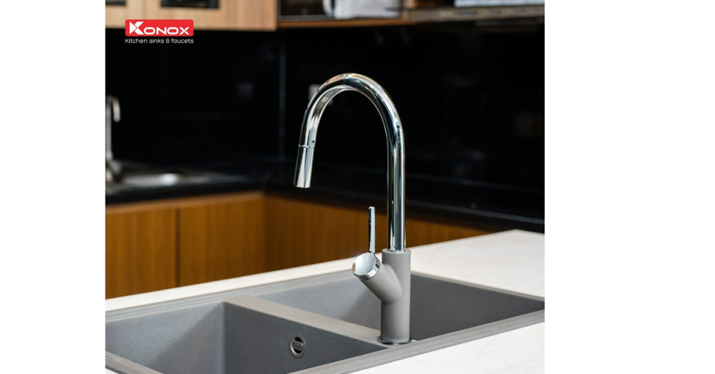 Vòi rửa bát Konox Ponte Grey