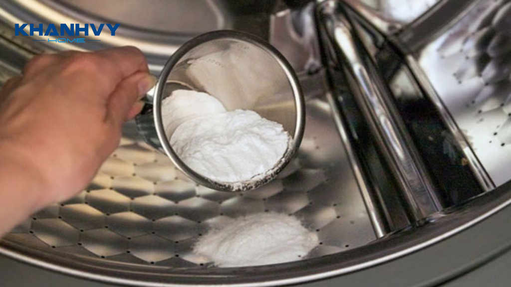 Vệ sinh lồng giặt bằng baking soda