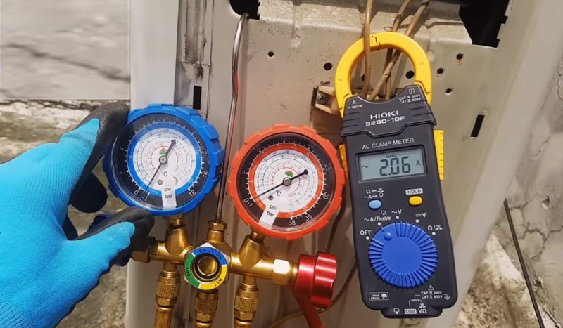 Điều hòa bật không mát do bị hết hoặc thiếu gas