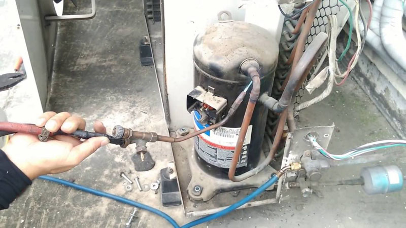 Máy nén của điều hòa bị hỏng