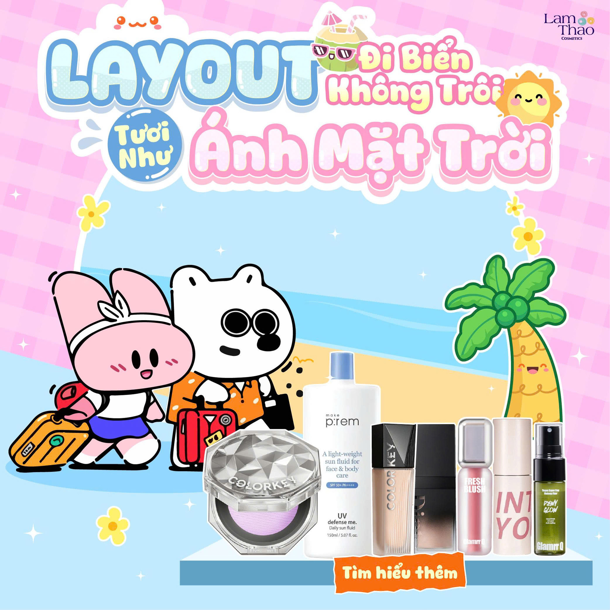 LAYOUT ỬNG HỒNG ĐI BIỂN AI CŨNG MÊ – Lam Thảo Cosmetics
