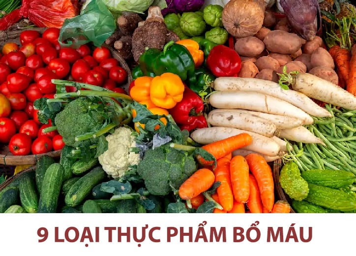 9 loại thực phẩm bổ máu tốt cho người bệnh cải thiện sức khỏe