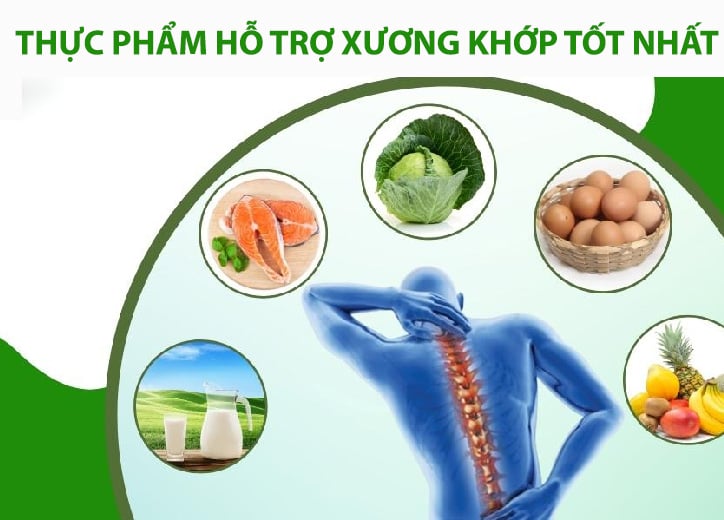 Điểm danh các loại thực phẩm hỗ trợ xương khớp tốt nhất