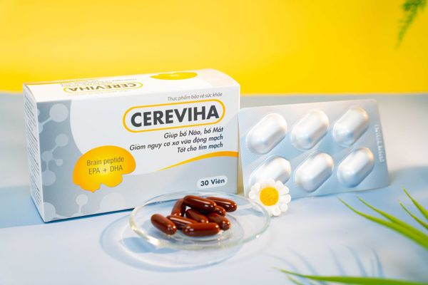 Thực phẩm viên uống Cereviha hỗ trợ tốt cho tim mạch