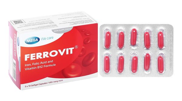 Thuốc sắt cho bà bầu Ferrovit