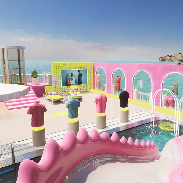 Đằng sau sân khấu tại buổi trình diễn thời trang FW24 của Lacoste