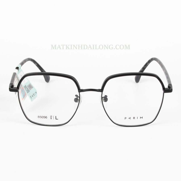 GỌNG KÍNH PARIM 85056-B1 KIM LOẠI NHỰA ĐA GIÁC VUÔNG OVERSIZE NAM,NỮ