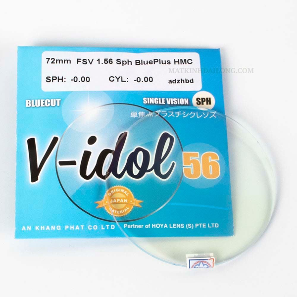 TRÒNG KÍNH V-idol Blue Cut 1.56