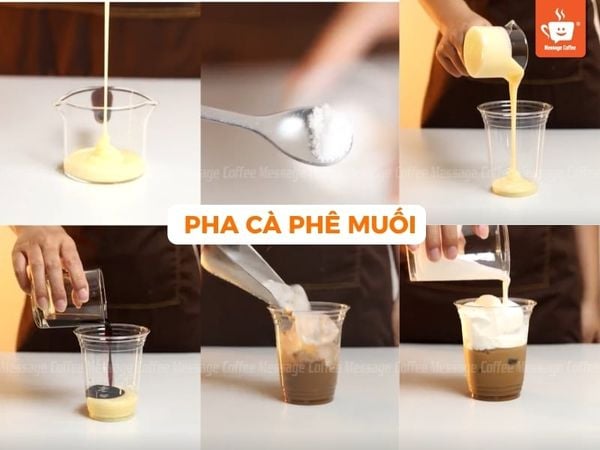pha cà phê muối