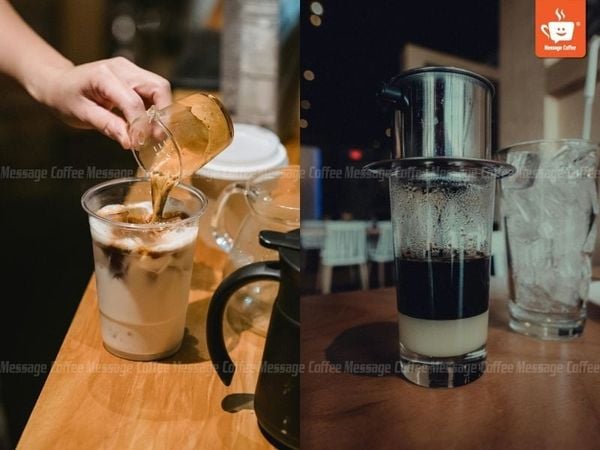 Sự khác biệt giữa cà phê sữa đá và bạc xỉu