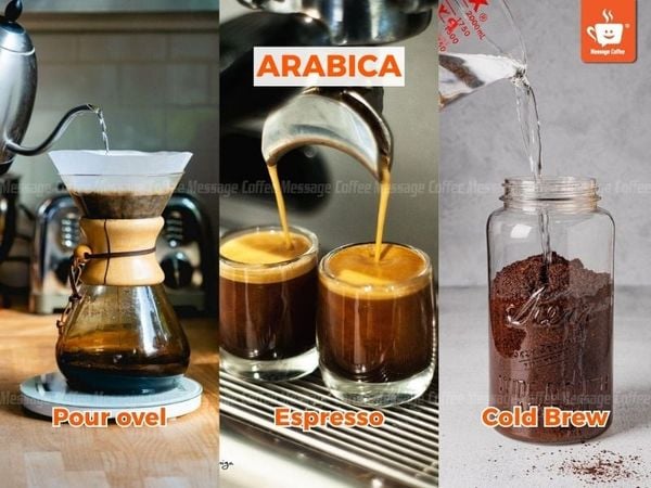 cách pha cafe Arabica