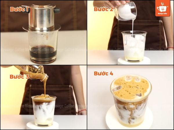 cách làm cafe cốt dừa