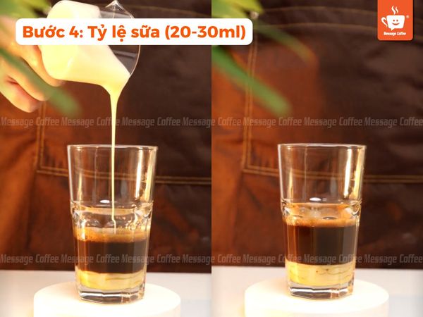 cách pha cà phê sữa