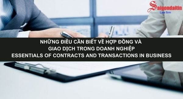 đồ họa miêu tả hợp đồng giao dịch trong doanh nghiệp