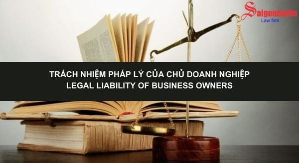 đồ họa miêu tả trách nhiệm pháp lý của chủ doanh nghiệp