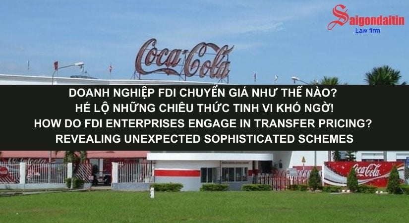 đồ họa miêu tả doanh nghiệp FDI chuyển giá