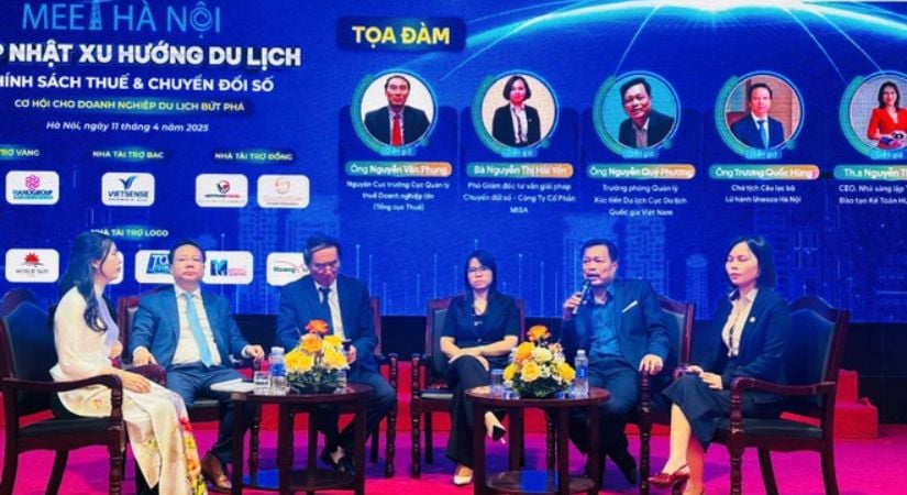 đồ họa miêu tả doanh nghiệp lữ hành và bài toán thuế