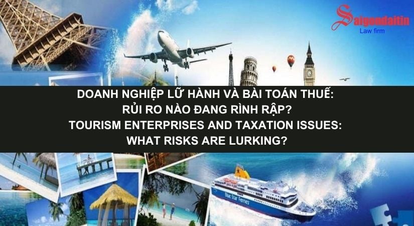đồ họa miêu tả doanh nghiệp lữ hành và bài toán thuế