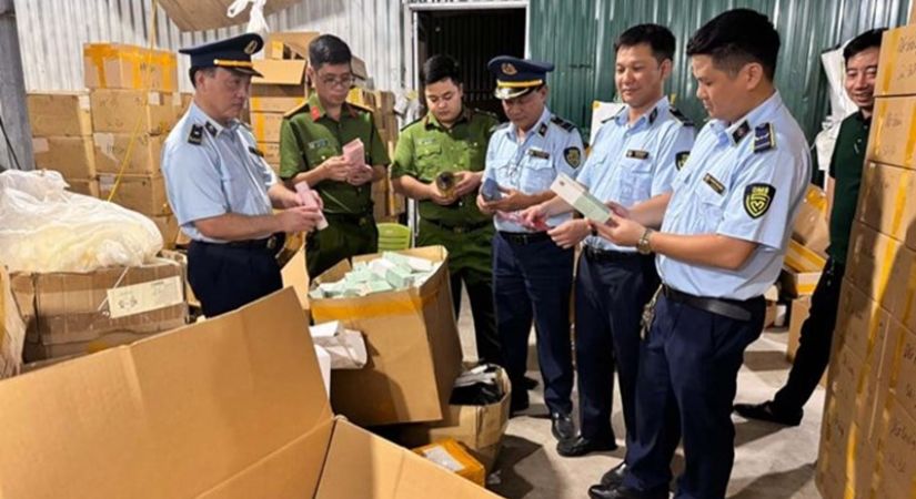 đồ họa miêu tả hàng giả hàng nhái