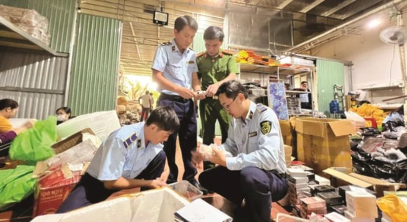 đồ họa miêu tả hàng giả hàng nhái