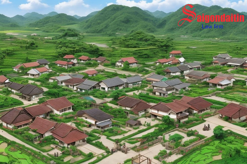 đồ họa miêu tả tranh chấp ranh giới đất