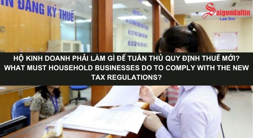 đồ họa miêu tả thuế của hộ kinh doanh