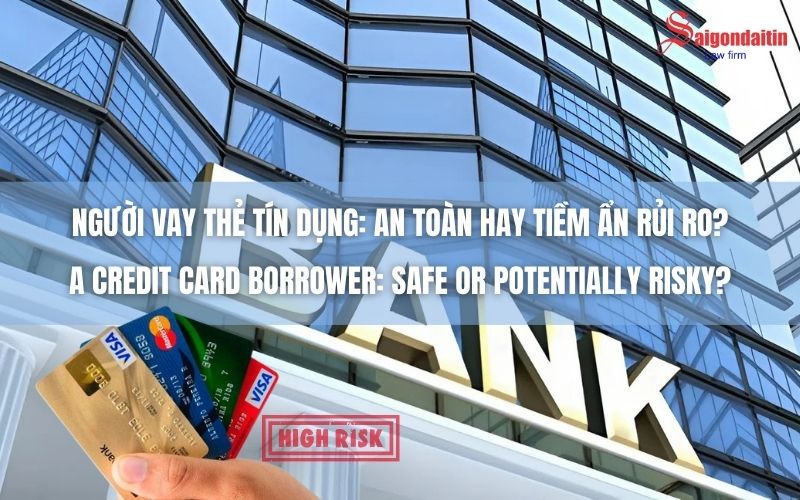 đồ họa miêu tả người vay thẻ tín dụng an toàn hay tiềm ẩn rủi ro