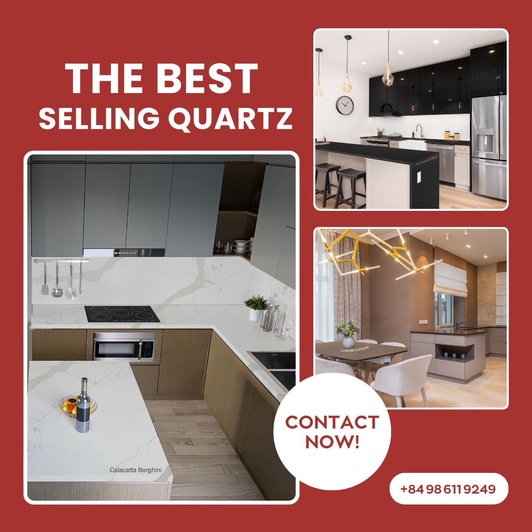 THE BEST - SELLING QUARTZ FROM VIETNAM FACTORY QUARTZ