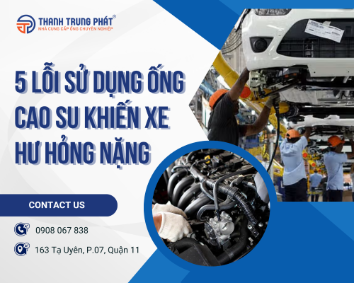5 Lỗi sử dụng ống cao su khiến xe hư hỏng nặng – Chủ xe nên tránh