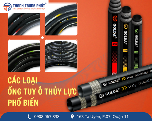 Các loại ống tuy ô thủy lực phổ biến và tiêu chuẩn chất lượng cần lưu ý