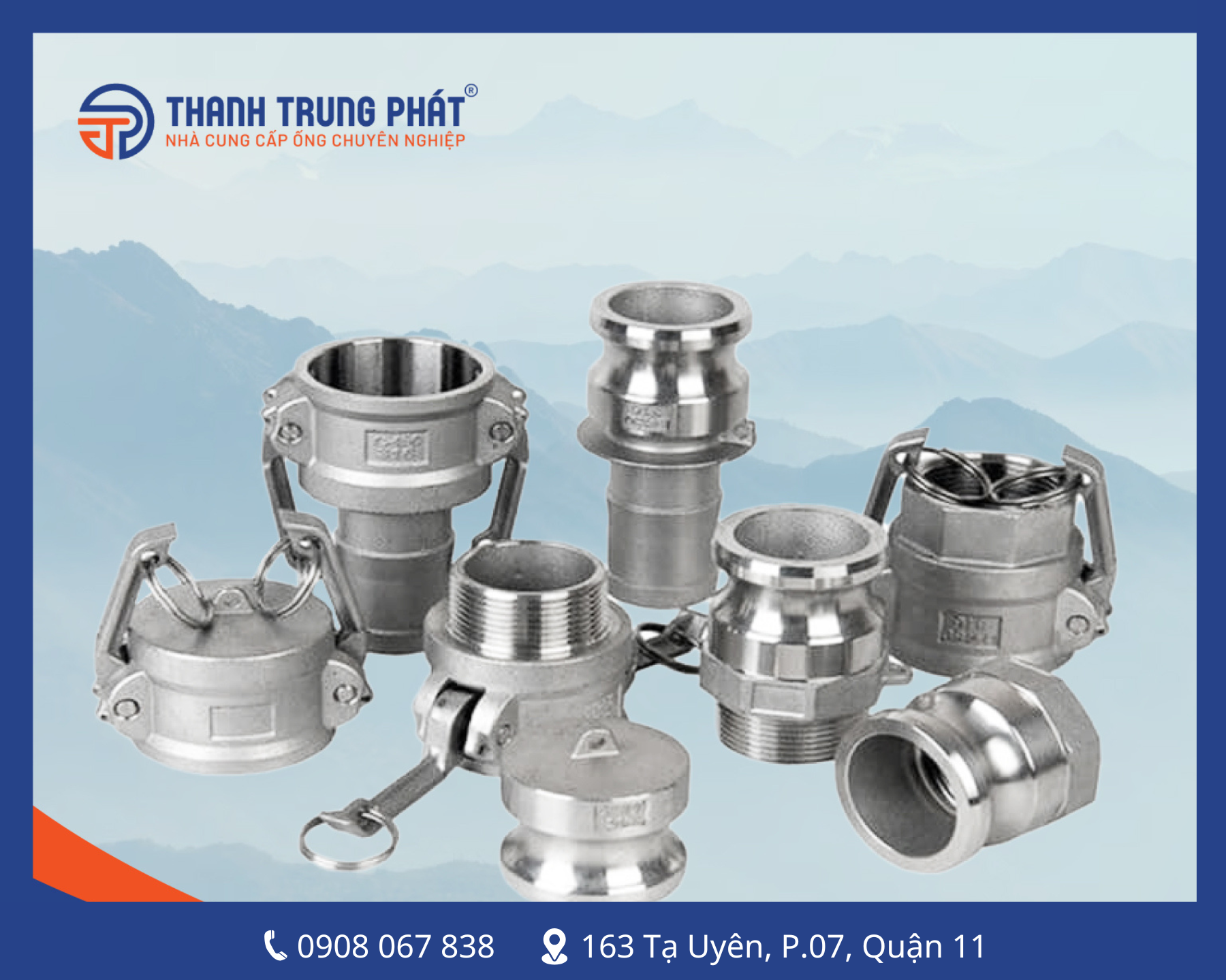 Vì sao khớp nối nhanh Camlock quan trọng trong hệ thống kết nối công nghiệp?