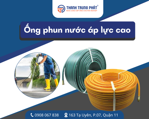 Ống phun nước áp lực cao: Cấu tạo, ưu điểm và cách chọn mua