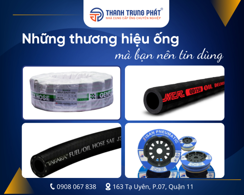Các thương hiệu sản xuất ống cao su và ống dẫn công nghiệp mà bạn nên tin dùng
