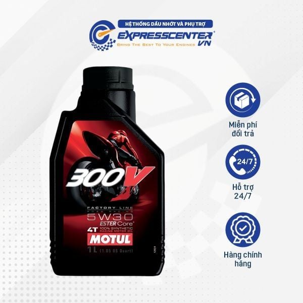 Dầu Nhớt Xe Moto Motul 300V 5w30