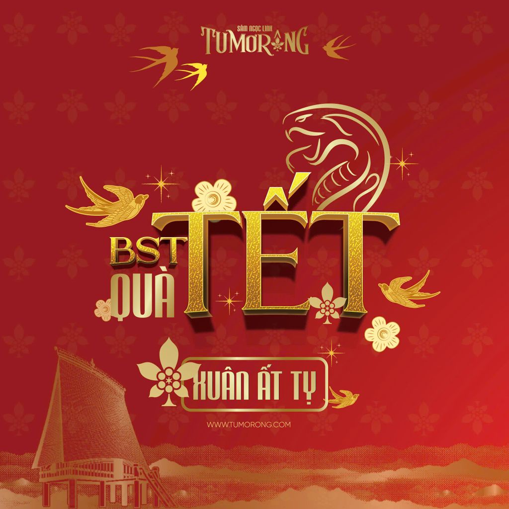 Quà Tết Sâm Ngọc Linh Tu Mơ Rông 2025 - Xuân An Lành