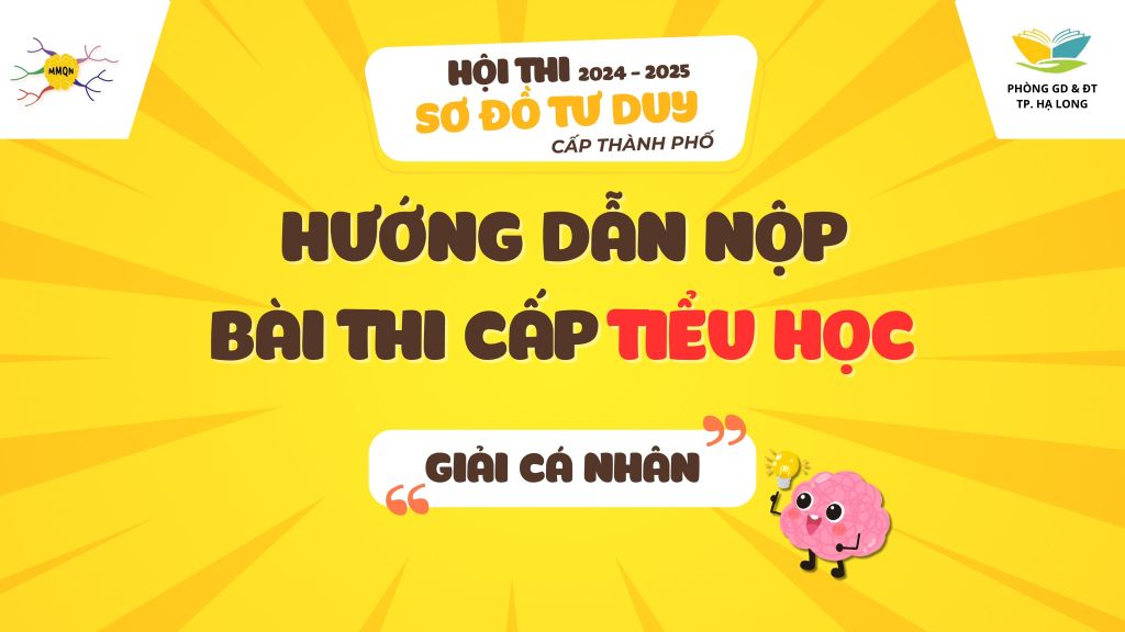HƯỚNG DẪN NỘP BÀI HỘI THI SƠ ĐỒ TƯ DUY NĂM HỌC 2024 - 2025