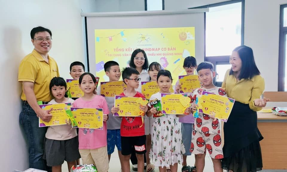 TỔNG KẾT KHOÁ SƠ ĐỒ TƯ DUY HÈ 2024 TẠI CUNG VĂN HOÁ THANH THIẾU NHI QUẢNG NINH