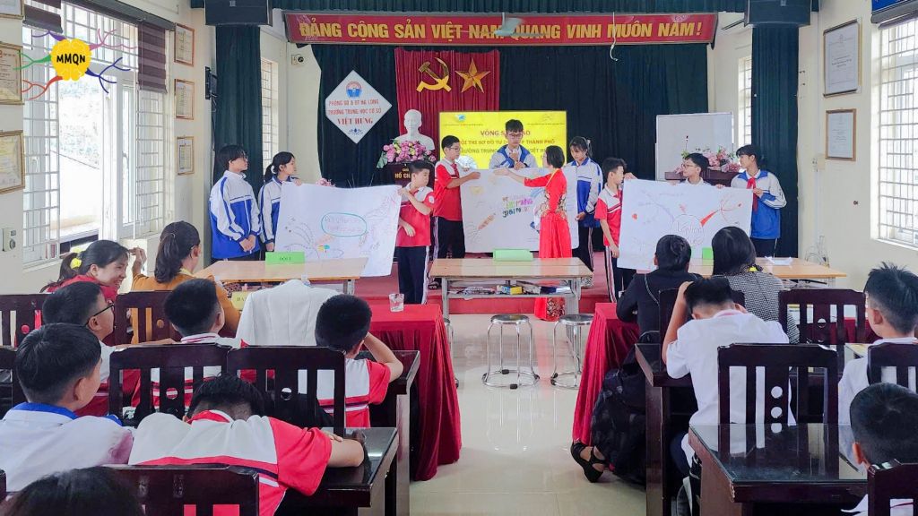 BÙNG NỔ SÁNG TẠO VÒNG SƠ KHẢO SƠ ĐỒ TƯ DUY TẠI THCS VIỆT HƯNG
