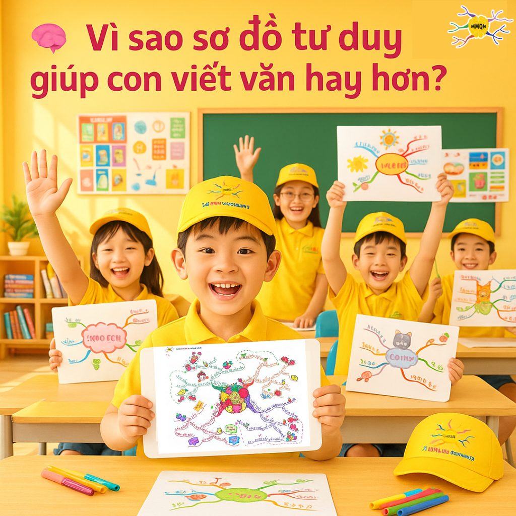 🧠 Vì sao sơ đồ tư duy giúp con viết văn hay hơn?