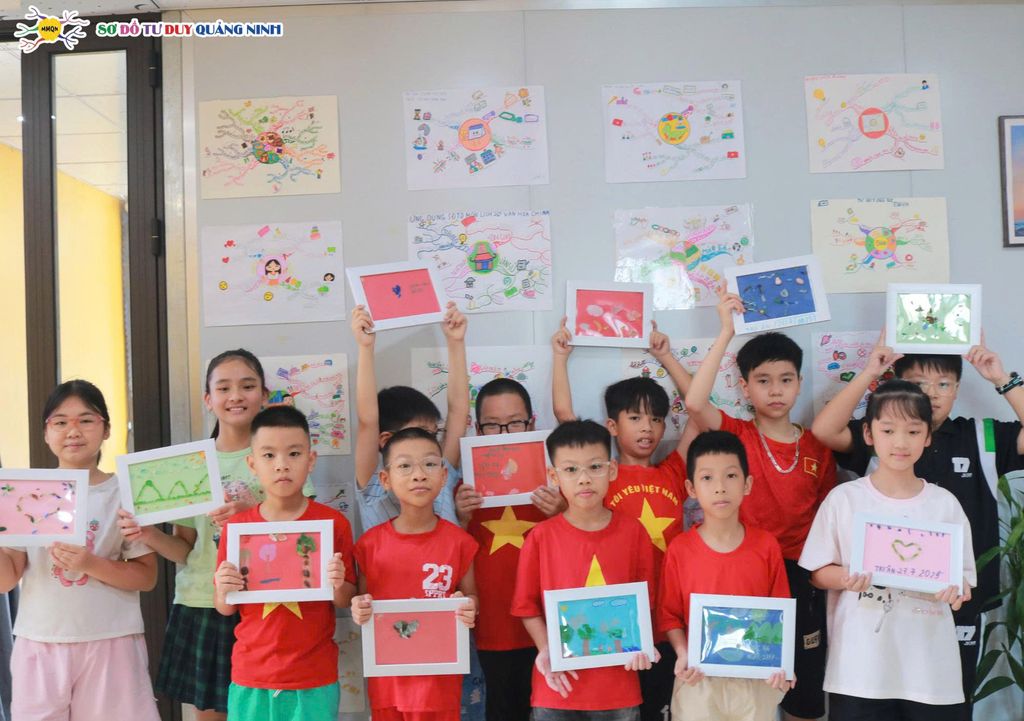 🎉 HOẠT ĐỘNG NGOẠI KHÓA NGÀY 27/7 TẠI TRUNG TÂM SƠ ĐỒ TƯ DUY QUẢNG NINH – CƠ SỞ 2 BÃI CHÁY 🎨✨